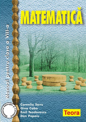 editie veche - Matematica - Manual pentru clasa a VIII-a