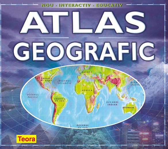 F.UZATA - Atlas geografic interactiv - pagini cartonate