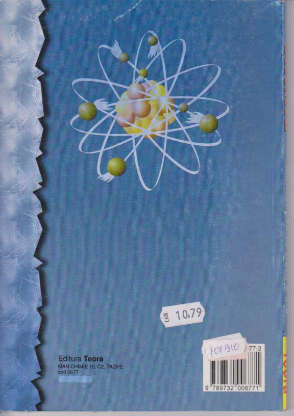 editie veche - UZATA -Chimie, manual pentru clasa a X-a, C2 - Chimie anorganica