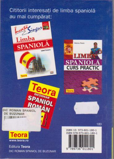 Dictionar roman-spaniol de buzunar