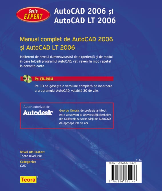 AutoCAD 2006 si AutoCAD LT 2006- coperta cartonata
